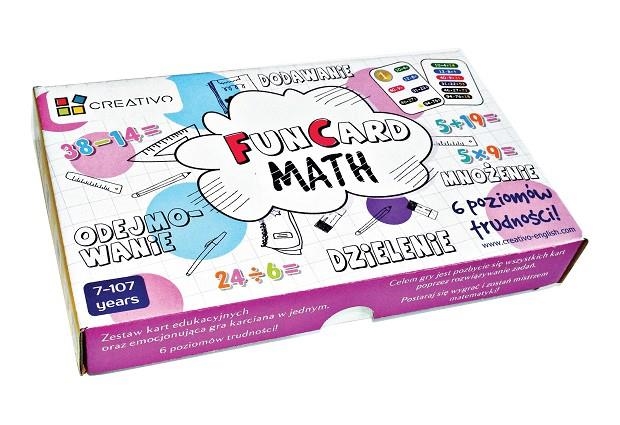 FUN CARD MATH (ADDITION, SUBTRACTION, MULTIPLICATION AND DIVISION) | 9788366122536