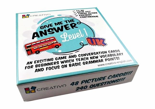 GIVE ME THE ANSWER LEVEL 1 (FICHAS) | 9788366122833