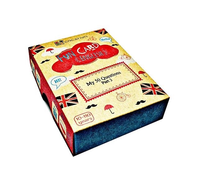 ENGLISH MY 50 QUESTIONS PART 3 (FICHAS) | 9788366122369