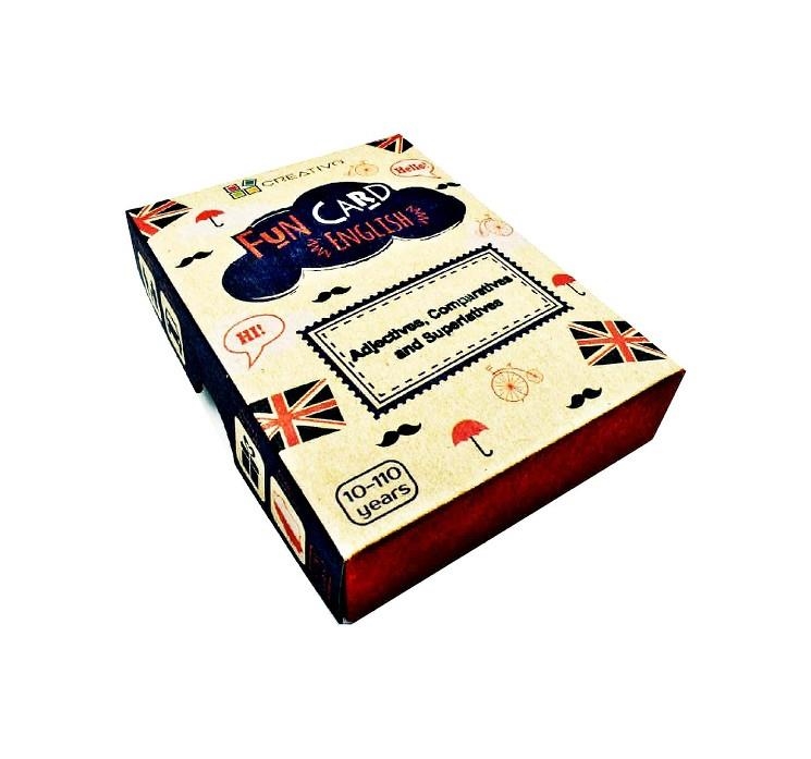 ENGLISH ADJECTIVES, COMPARATIVES AND SUPERLATIVES (FICHAS) | 9788366122000