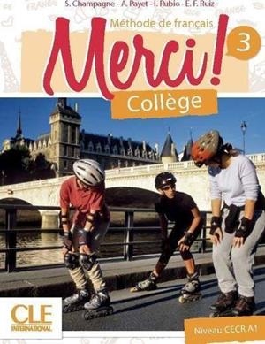 MERCI COLLÈGE 3 ÉLÈVE + EXERCICES + DVD NC | 9782090357141