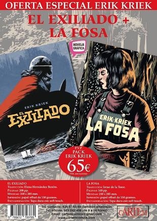 PACK ERIK KRIEK: EXILIADO + LA FOSA | 9788412793789