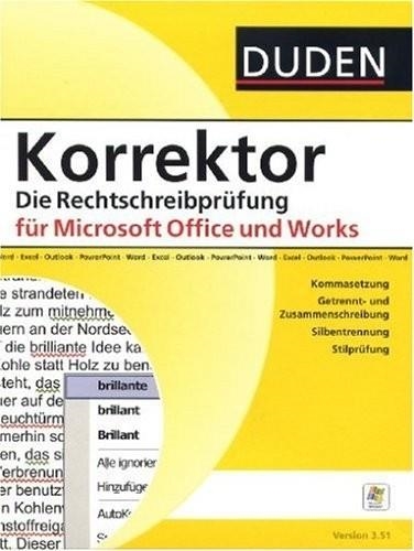 DUDEN KORREKTOR VERSIÓN 3.51 (1CD-ROM) | 9783411065578