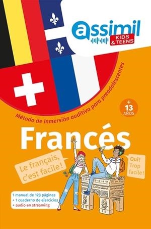 FRANCÉS : MÉTODO DE INMERSION AUDITIVA PARA PREADOLESCENTES : + 13 ANOS | 9782700509199