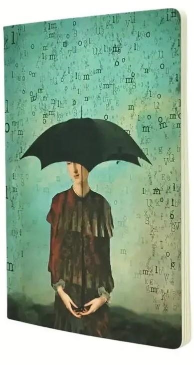 CAHIER / LLUVIA DE LETRAS - SERIE LIBERA TU MENTE / A6 / FLEXI | 9781408762929
