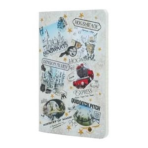 CAHIER / UN MUNDO ENCANTADO - SERIE HARRY POTTER / A6 / FLEXI | 9781408765807