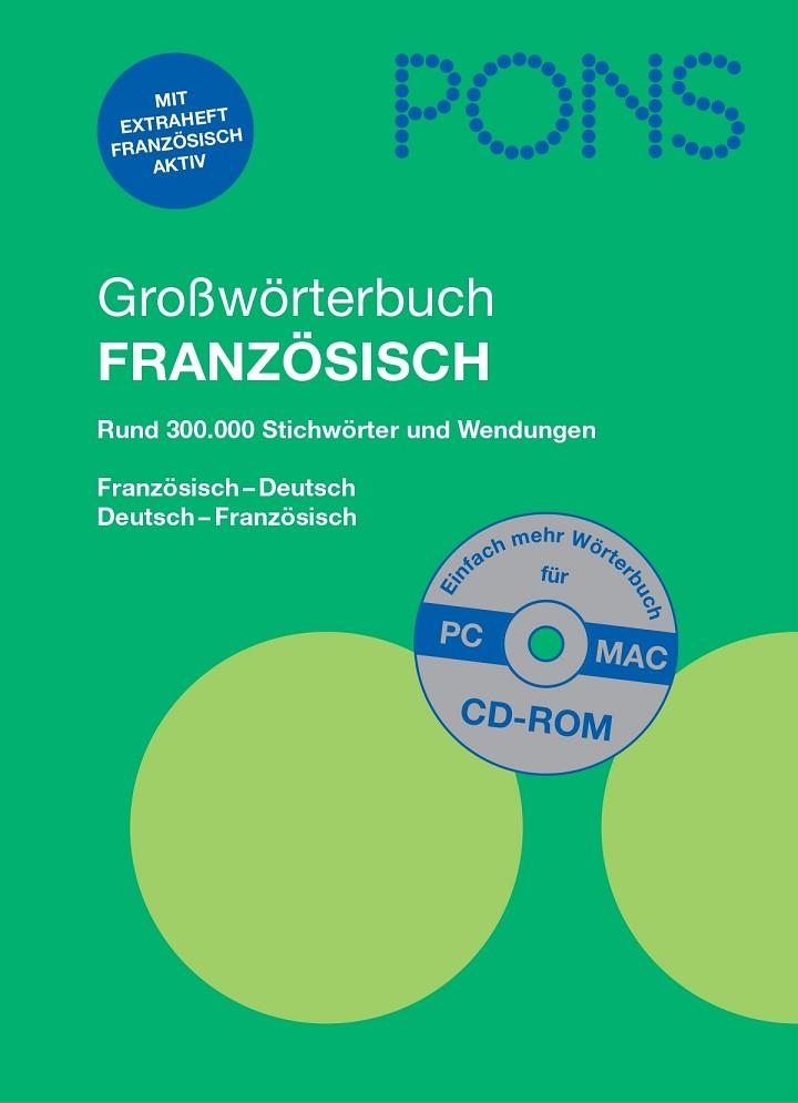 GROSSWÖRTERBUCH FRANZÖSISCH (SOLO DICC+CD, SIN EXTRAHEFT) | 9783125171893