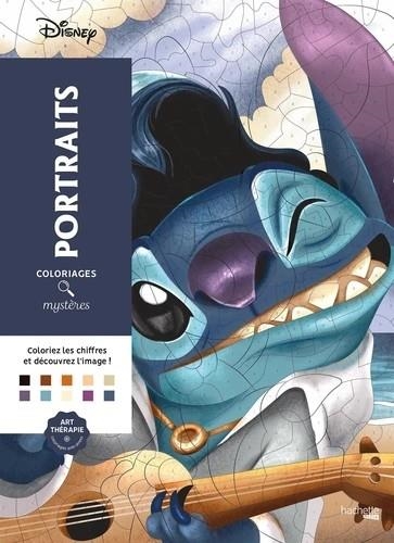 COLORIAGES MYSTÈRES DISNEY PORTRAITS | 9782019452049