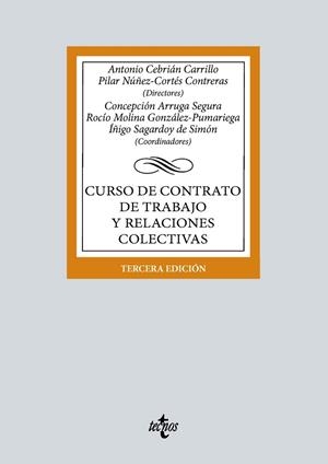 CURSO DE CONTRATO DE TRABAJO Y RELACIONES COLECTIVAS | 9788430992157