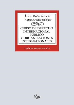 CURSO DE DERECHO INTERNACIONAL PÚBLICO Y DE ORGANIZACIONES INTERNACIONALES | 9788430992591