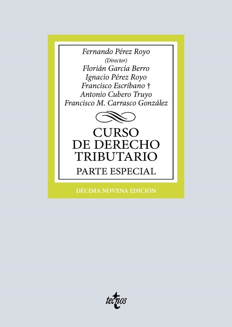 CURSO DE DERECHO TRIBUTARIO | 9788430992737