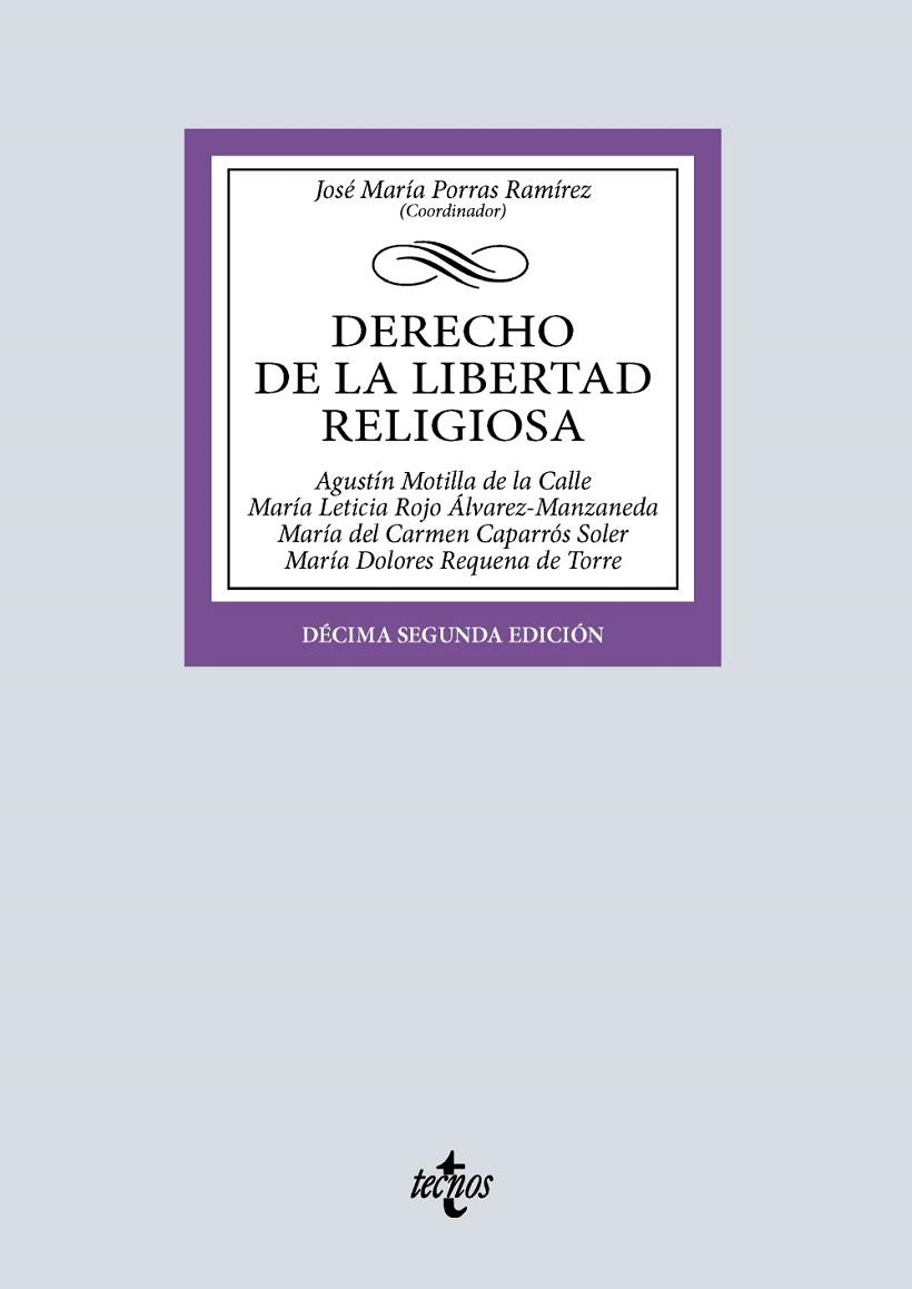 DERECHO DE LA LIBERTAD RELIGIOSA | 9788430993680