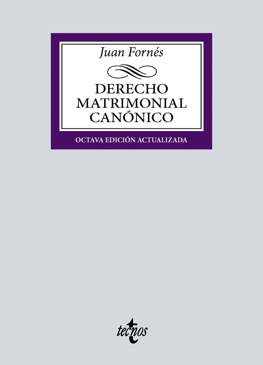 DERECHO MATRIMONIAL CANÓNICO | 9788430987917