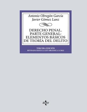 DERECHO PENAL. PARTE GENERAL | 9788430985838