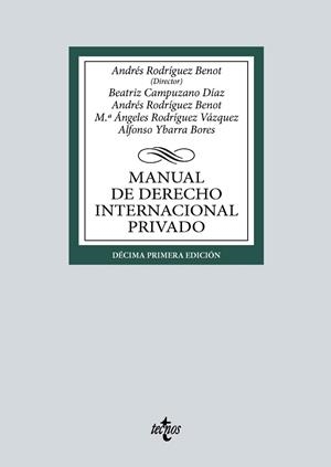 MANUAL DE DERECHO INTERNACIONAL PRIVADO | 9788430990764