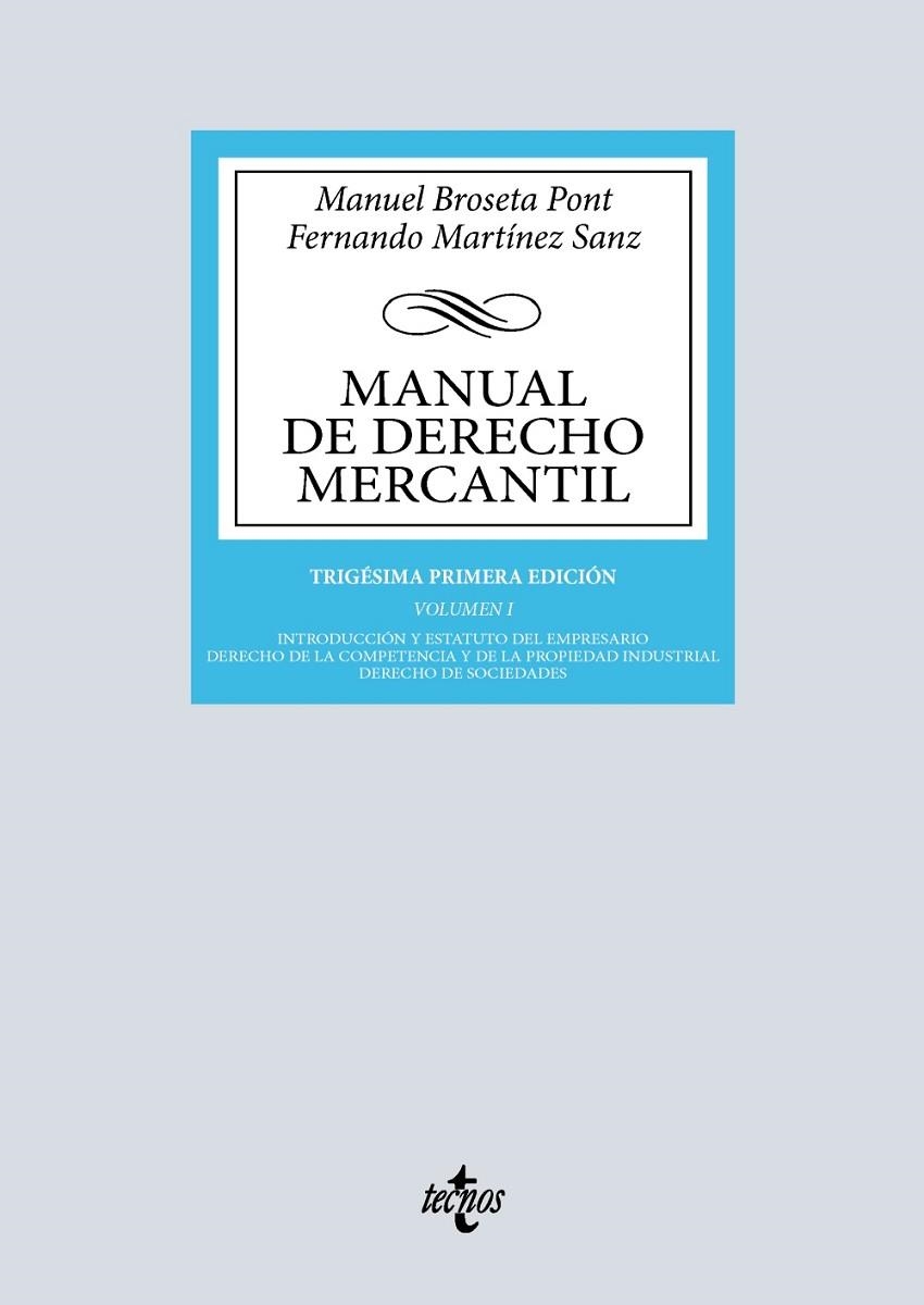 MANUAL DE DERECHO MERCANTIL | 9788430992669