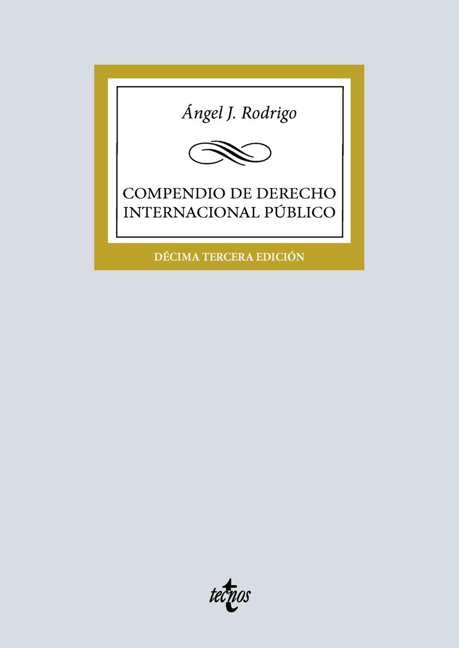 COMPENDIO DE DERECHO INTERNACIONAL PÚBLICO | 9788430992867
