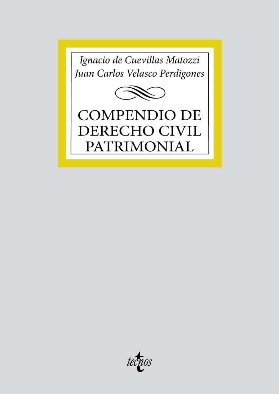 COMPENDIO DE DERECHO CIVIL PATRIMONIAL | 9788430989812