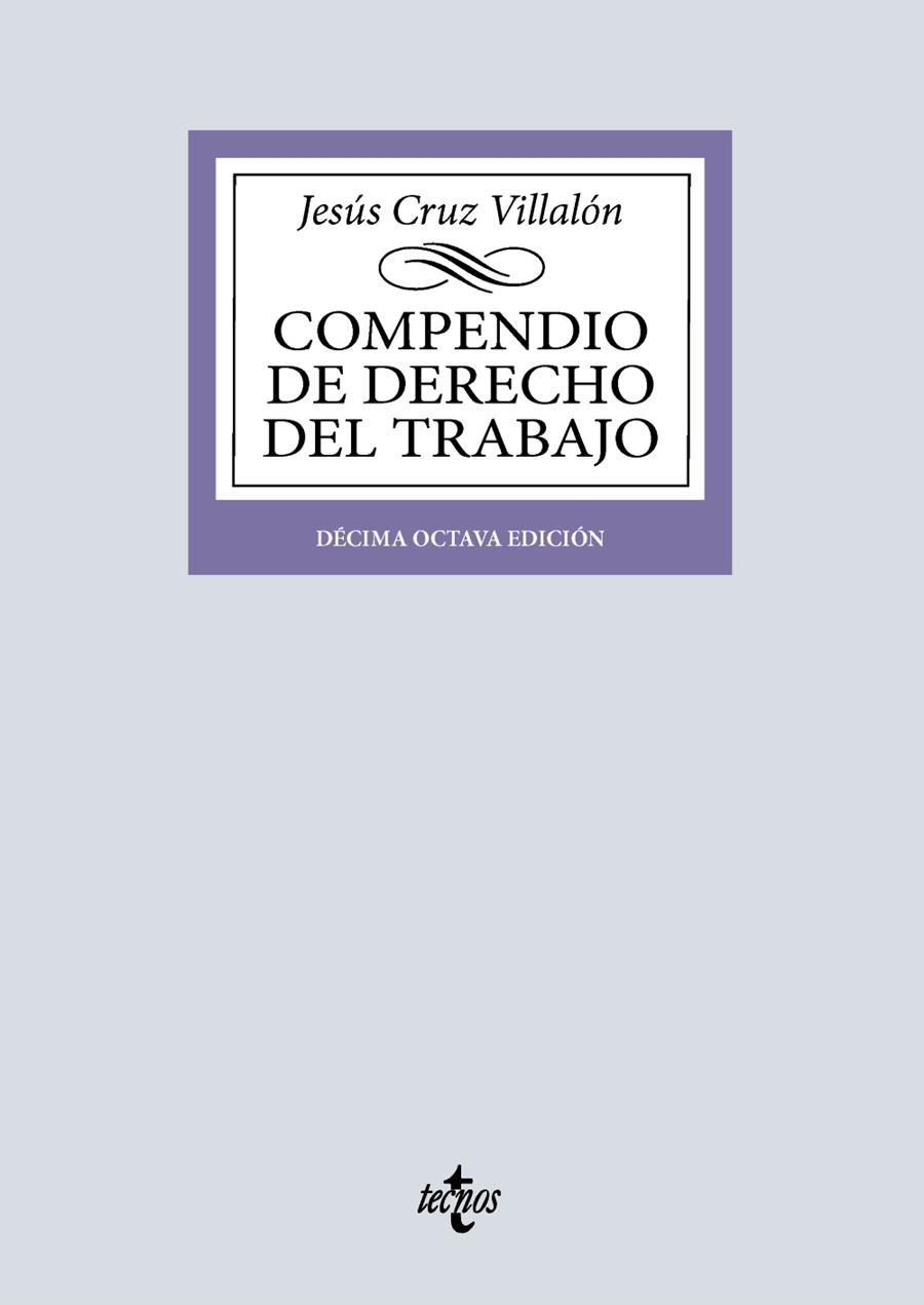 COMPENDIO DE DERECHO DEL TRABAJO | 9788430992751