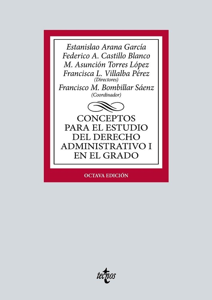 CONCEPTOS PARA EL ESTUDIO DEL DERECHO ADMINISTRATIVO I EN EL GRADO | 9788430989034