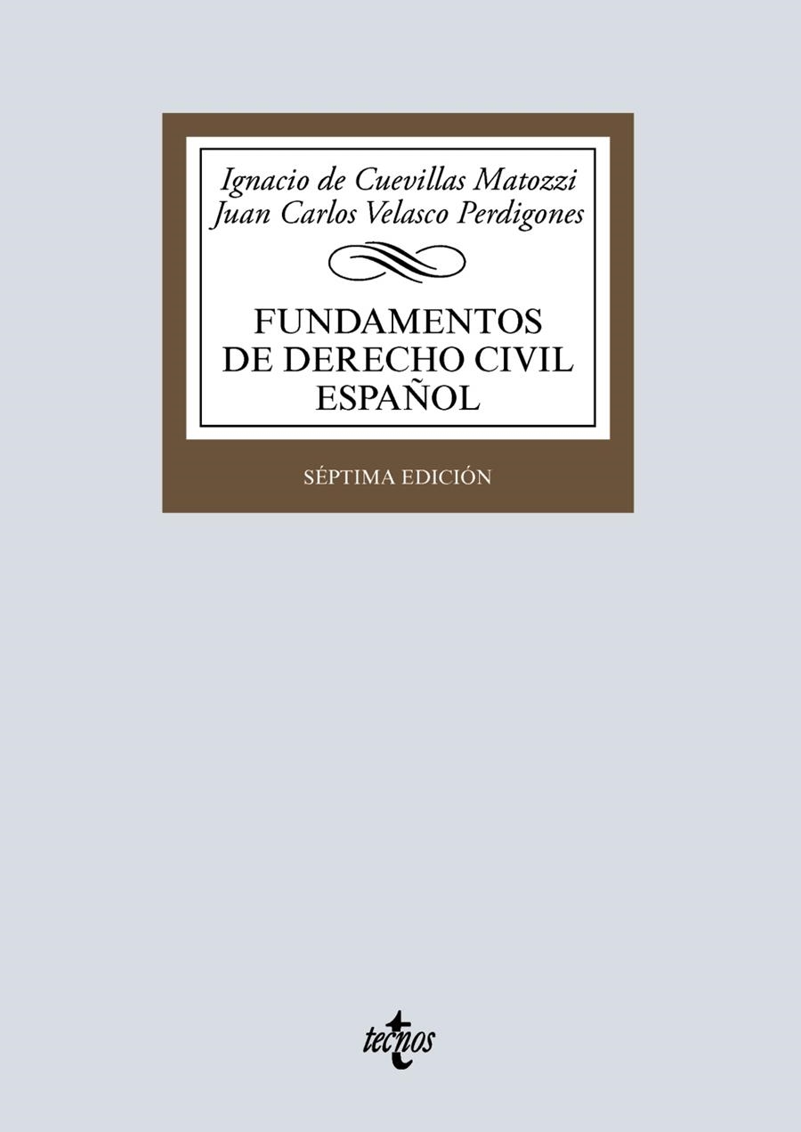 FUNDAMENTOS DE DERECHO CIVIL ESPAÑOL | 9788430992676