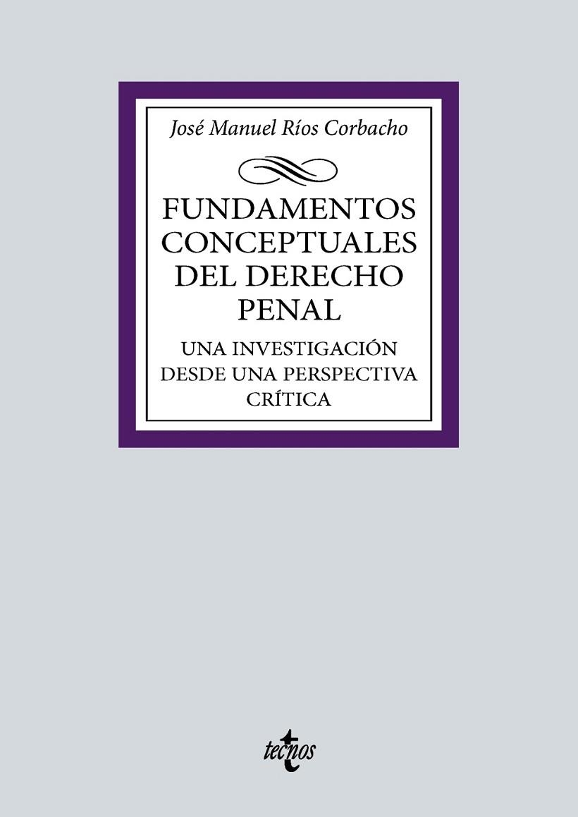 FUNDAMENTOS CONCEPTUALES DEL DERECHO PENAL | 9788430987849