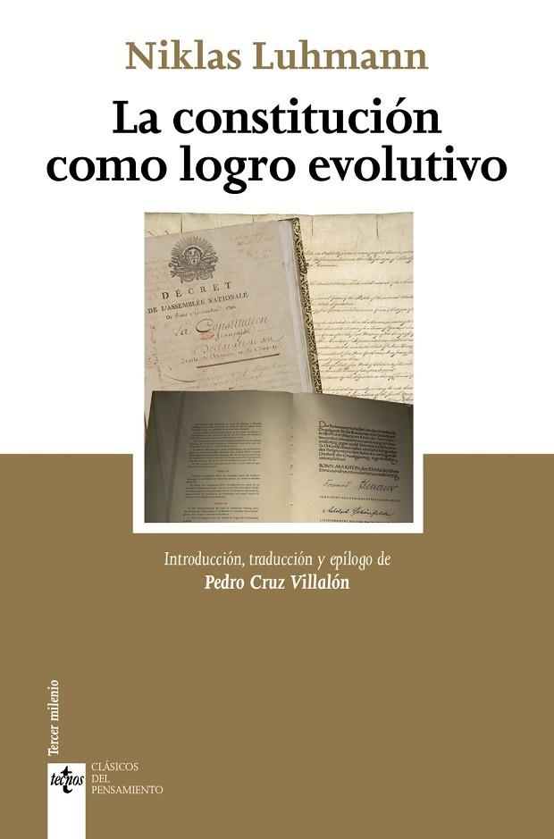 LA CONSTITUCIÓN COMO LOGRO EVOLUTIVO | 9788430989706