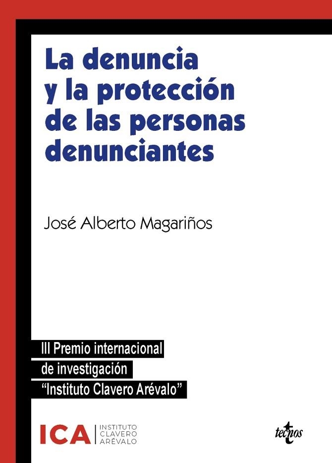 LA DENUNCIA Y LA PROTECCIÓN DE LAS PERSONAS DENUNCIANTES | 9788430992263