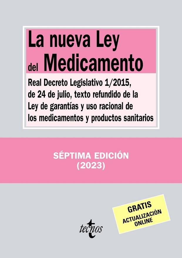 LA NUEVA LEY DEL MEDICAMENTO | 9788430987597
