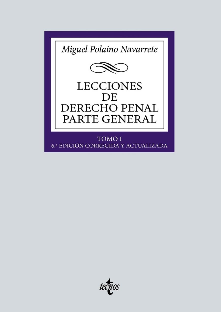 LECCIONES DE DERECHO PENAL PARTE GENERAL | 9788430991624