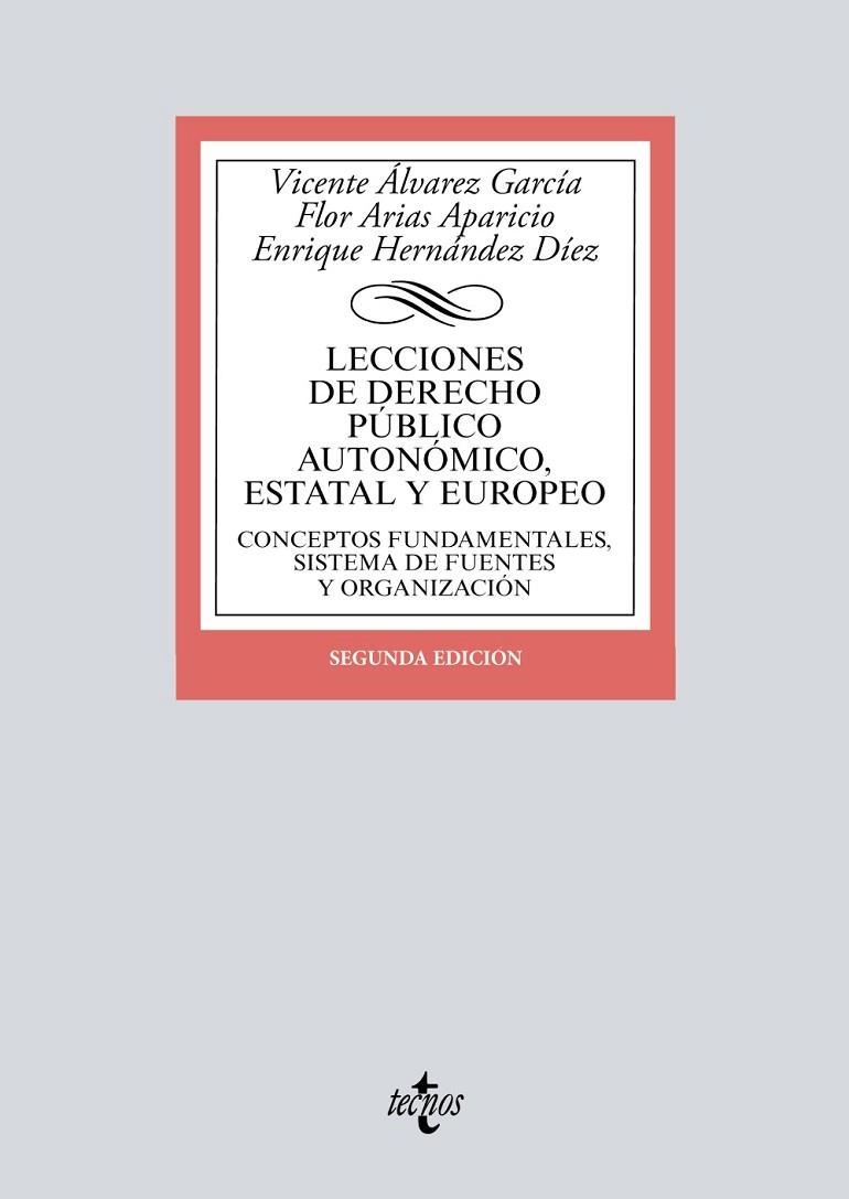 LECCIONES DE DERECHO PÚBLICO AUTONÓMICO, ESTATAL Y EUROPEO | 9788430991839