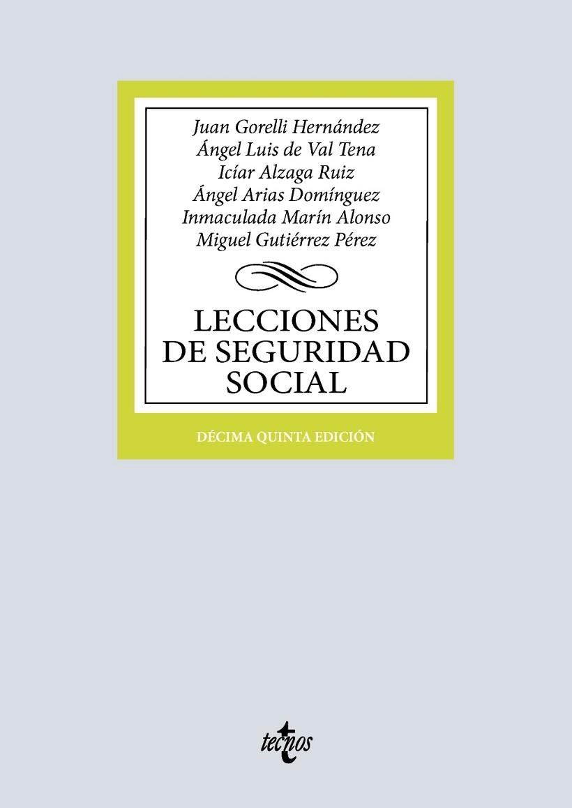 LECCIONES DE SEGURIDAD SOCIAL | 9788430992812