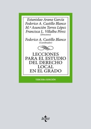 LECCIONES PARA EL ESTUDIO DEL DERECHO LOCAL EN EL GRADO | 9788430987061