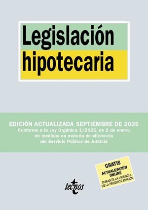 LEGISLACIÓN HIPOTECARIA | 9788430993024