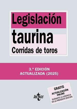 LEGISLACIÓN TAURINA | 9788430993710