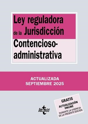 LEY REGULADORA DE LA JURISDICCIÓN CONTENCIOSO-ADMINISTRATIVA | 9788430993017