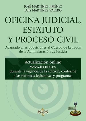 OFICINA JUDICIAL, ESTATUTO Y PROCESO CIVIL | 9788430986460