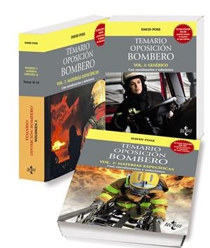 PACK TEMARIO OPOSICIÓN BOMBERO | 9788430989652