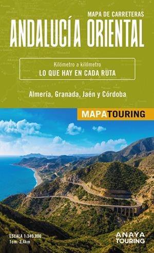 MAPA DE CARRETERAS DE ANDALUCÍA ORIENTAL 1:340.000 | 9788491587170