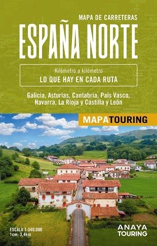 MAPA DE CARRETERAS DE ESPAÑA NORTE 1:340.000 | 9788491589976