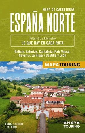 MAPA DE CARRETERAS DE ESPAÑA NORTE 1:340.000 | 9788491589976