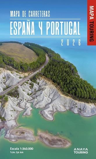 MAPA DE CARRETERAS DE ESPAÑA Y PORTUGAL 1:340.000, 2026 | 9788491589969