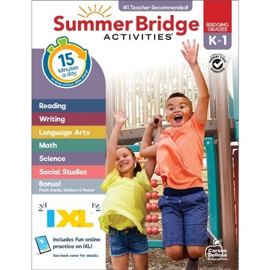 SUMMER BRIDGE ACTIVITIES, GRADES K - 1 | 9781483872698 | CARSON DELLOSA EDUCATION