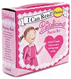 PINKALICIOUS 12-BOOK PHONICS FUN!: INCLUDES 12 MINI-BOOKS FEATURING SHORT AND LONG VOWEL SOUNDS | 9780062352156 | VICTORIA KANN