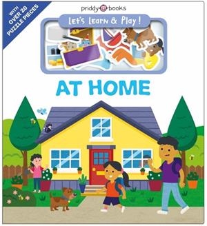 AT HOME : WITH OVER 20 PUZZLE PIECES | 9781917069342 | PRIDDY BOOKS
