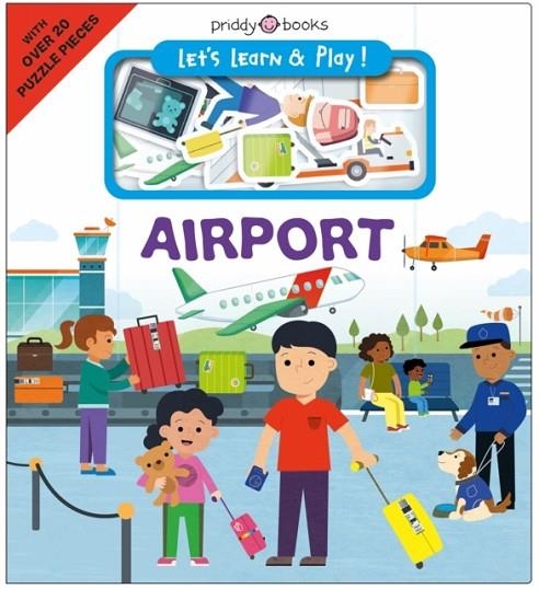 AIRPORT : WITH OVER 20 PUZZLE PIECES | 9781917069359 | PRIDDY BOOKS