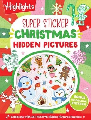 SUPER STICKER CHRISTMAS HIDDEN PICTURES | 9781639626427 | HIGHLIGHTS