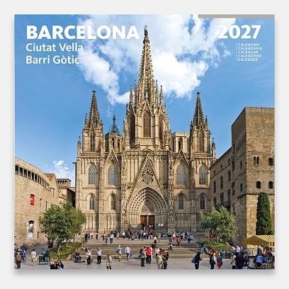 CALENDARIO 2027 PARED (30X30 CM) BARCELONA-3 (CIUTAT VELLA) | 8424455270061 | AA.VV.