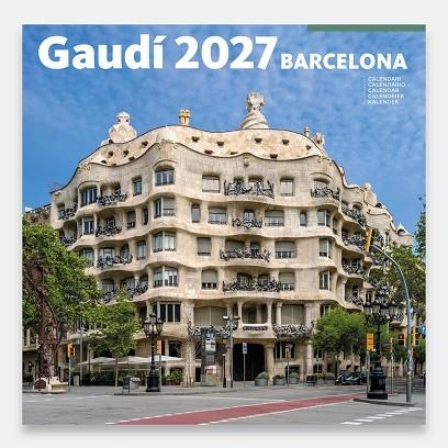 CALENDARIO 2027 PARED (30X30 CM) GAUDÍ-2 B (PEDRERA) | 8424455270184 | AA.VV.