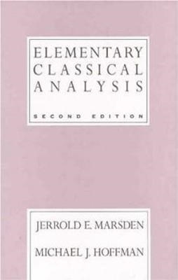 ELEMENTARY CLASS ANALYSIS | 9780716721055 | HOFFM ARSDEN JERROLD